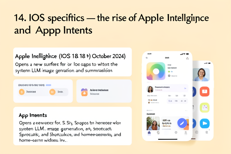 14. iOS specifics — the rise of Apple Intelligence and App Intents