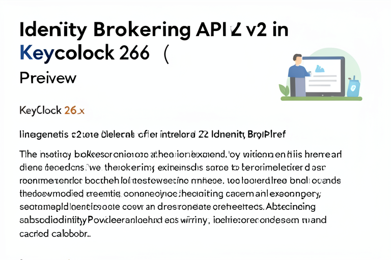 Keycloak 26 の Identity Brokering API v2(Preview)